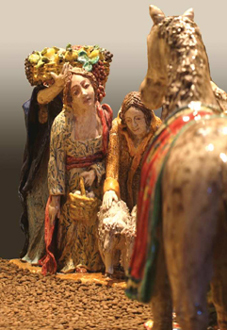 Presepe in Maiolica Policroma